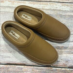 My Slippers Sz 8 Leather Slippers with Minimalist Design • NEW!